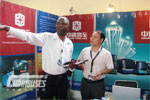 Zhongtong bus attend Angola national trade exhibition