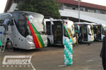 Zhongtong bus  delivery  ceremony in Togo