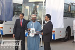 Zhongtong bus  delivery  ceremony in Oman