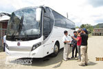 Zhongtong bus promotion activities  in Ecuador