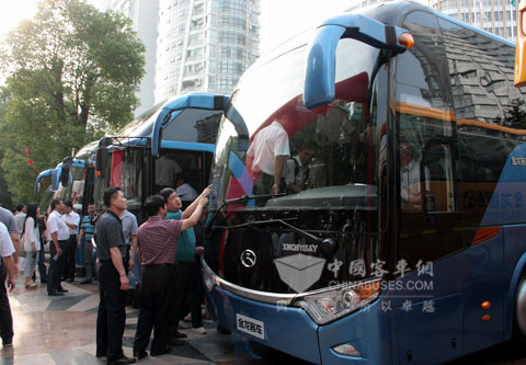 King Long New Buses on Show